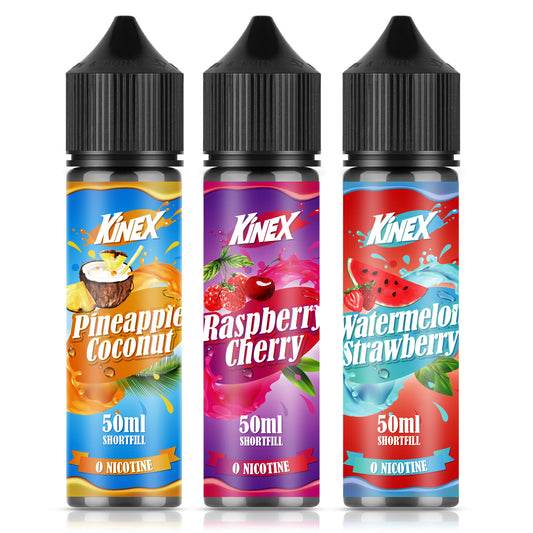 KINEX E Liquid Collection 3 x 50ml Shortfill No Nicotine 70/30