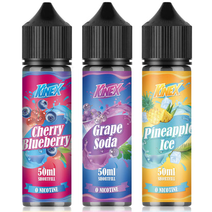 KINEX E Liquid Collection 3 x 50ml Shortfill No Nicotine 70/30