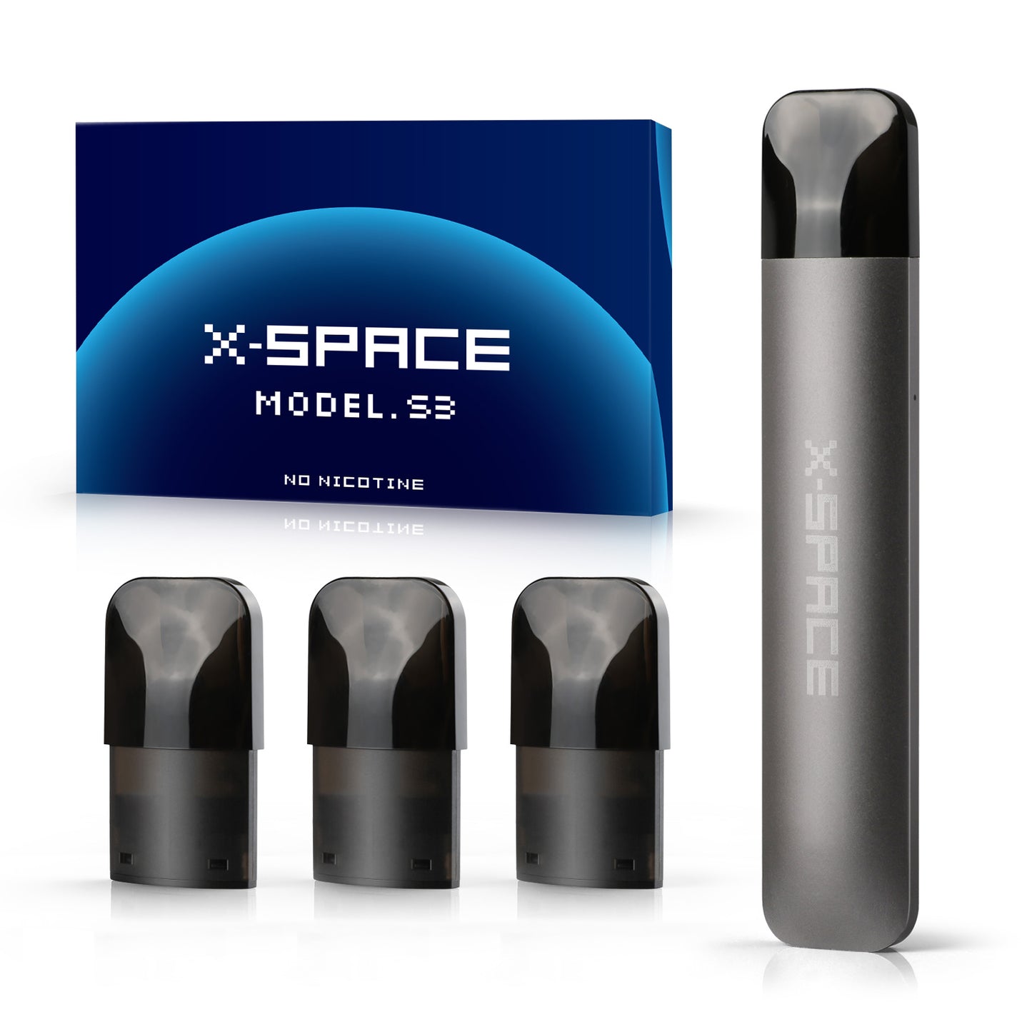 X-SPACE S3 Vape Pod Kit - Sky Grey