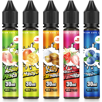 DBL E Liquid Collection 5 x 30ml No Nicotine 70/30