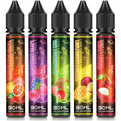 X-SPACE E Liquid Collection 5 x 30ml No Nicotine 70/30