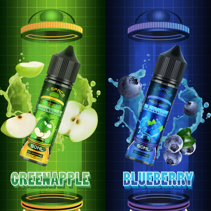 X-SPACE E Liquid Collection 4 x 50ml Shortfill No Nicotine 70/30