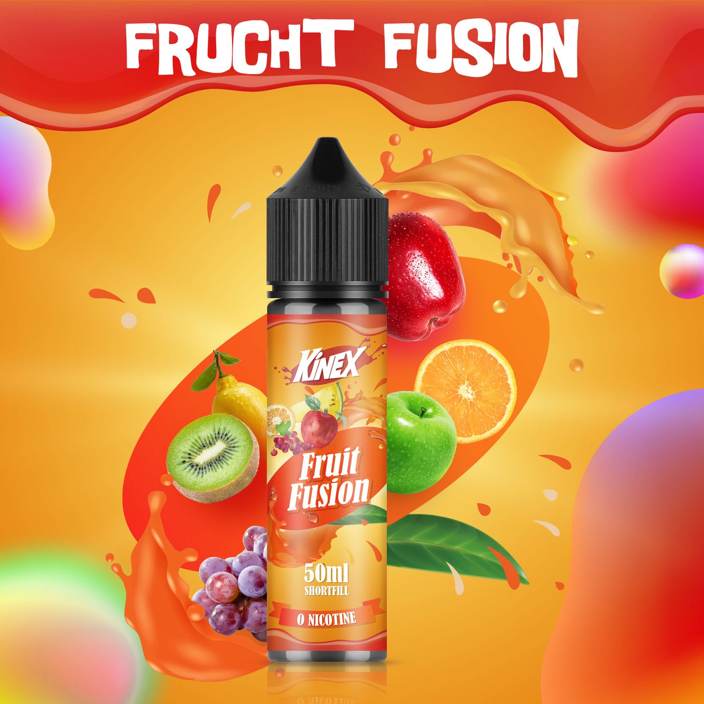 KINEX E Liquid Collection 3 x 50ml Shortfill No Nicotine 70/30