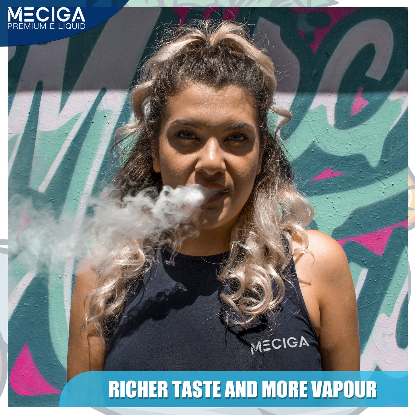 MECIGA Pineapple Coconut E Liquid No Nicotine 70/30 - 100ml