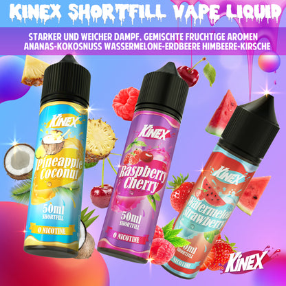 KINEX E Liquid Collection 3 x 50ml Shortfill No Nicotine 70/30