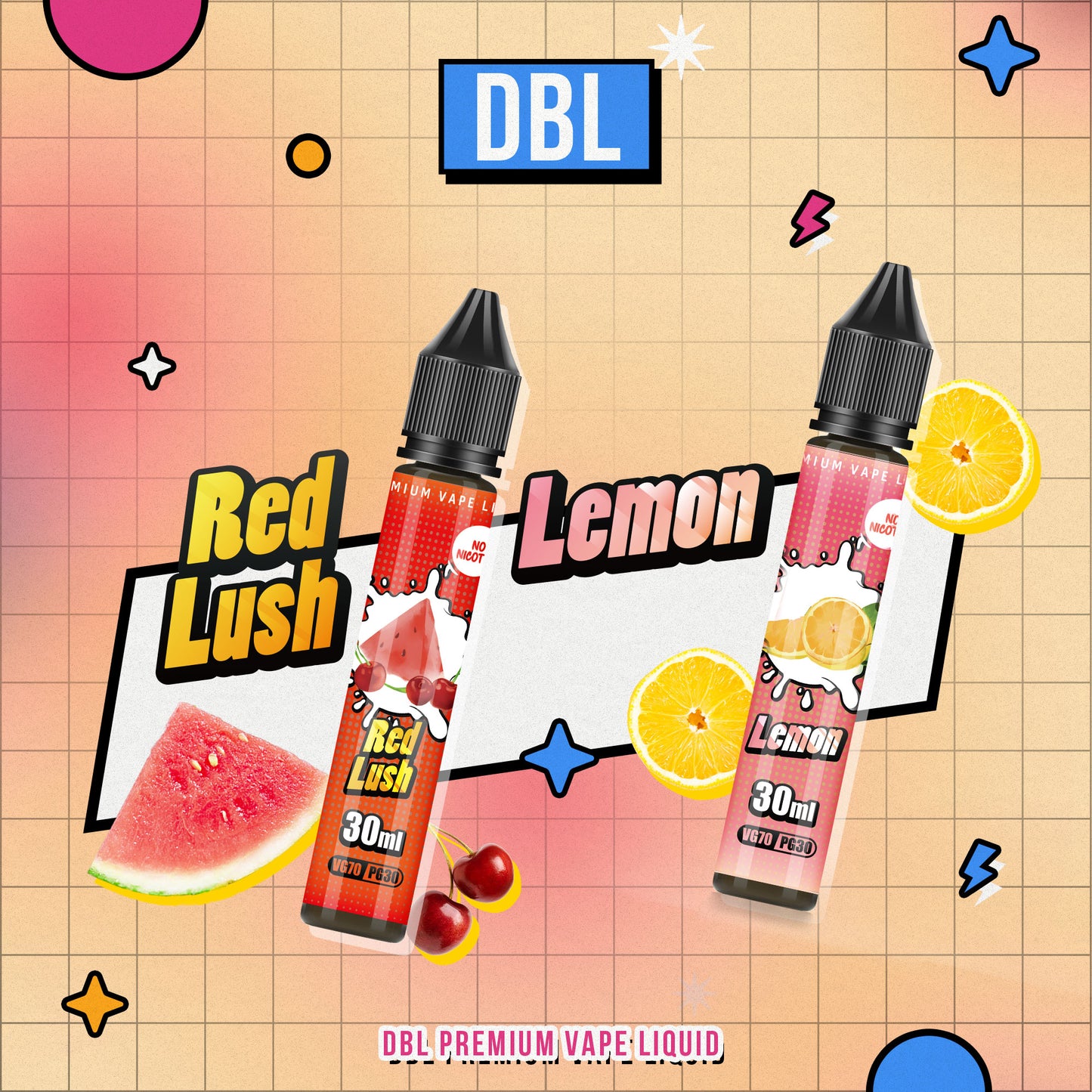 DBL E Liquid Collection 5 x 30ml No Nicotine 70/30