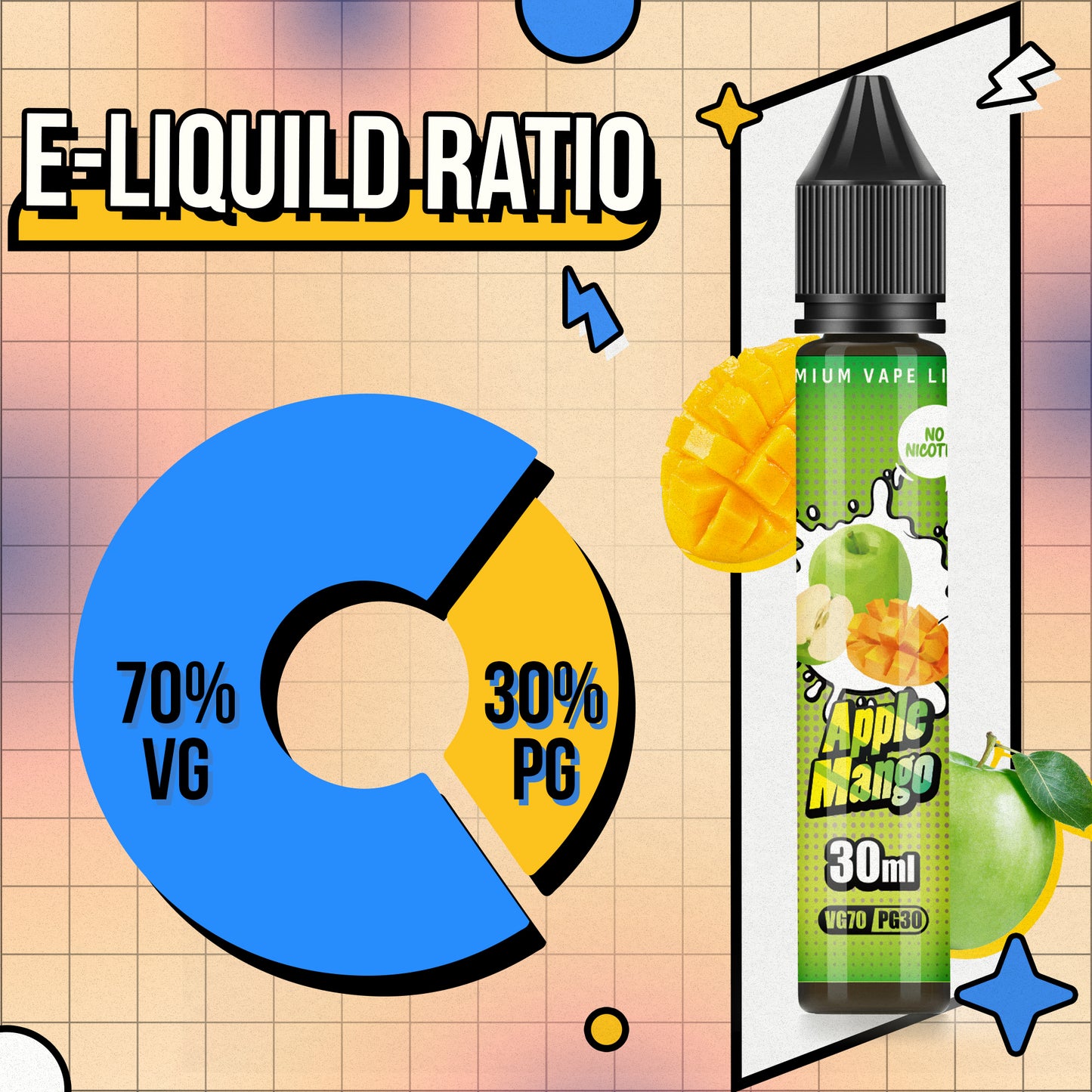 DBL E Liquid Collection 5 x 30ml No Nicotine 70/30