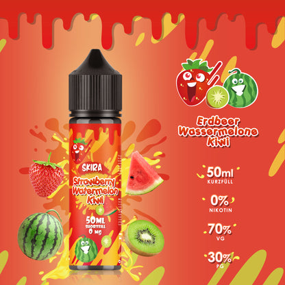 SKIRA Shortfill E Liquid Multifruit 70/30 - Pack of 3 - 50ML