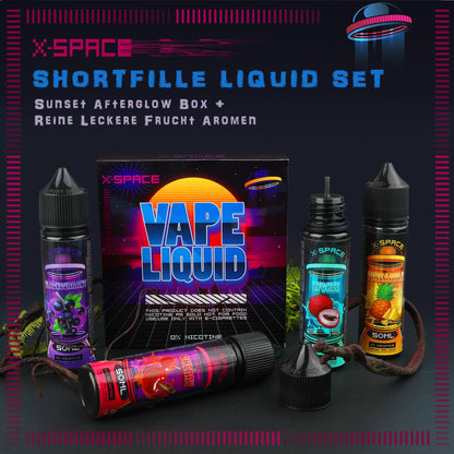 X-SPACE E Liquid Collection 4 x 50ml Shortfill No Nicotine 70/30