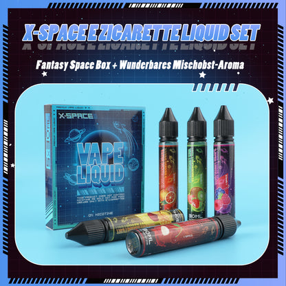 X-SPACE E Liquid Collection 5 x 30ml No Nicotine 70/30