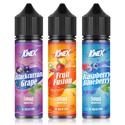 KINEX E Liquid Collection 3 x 50ml Shortfill No Nicotine 70/30