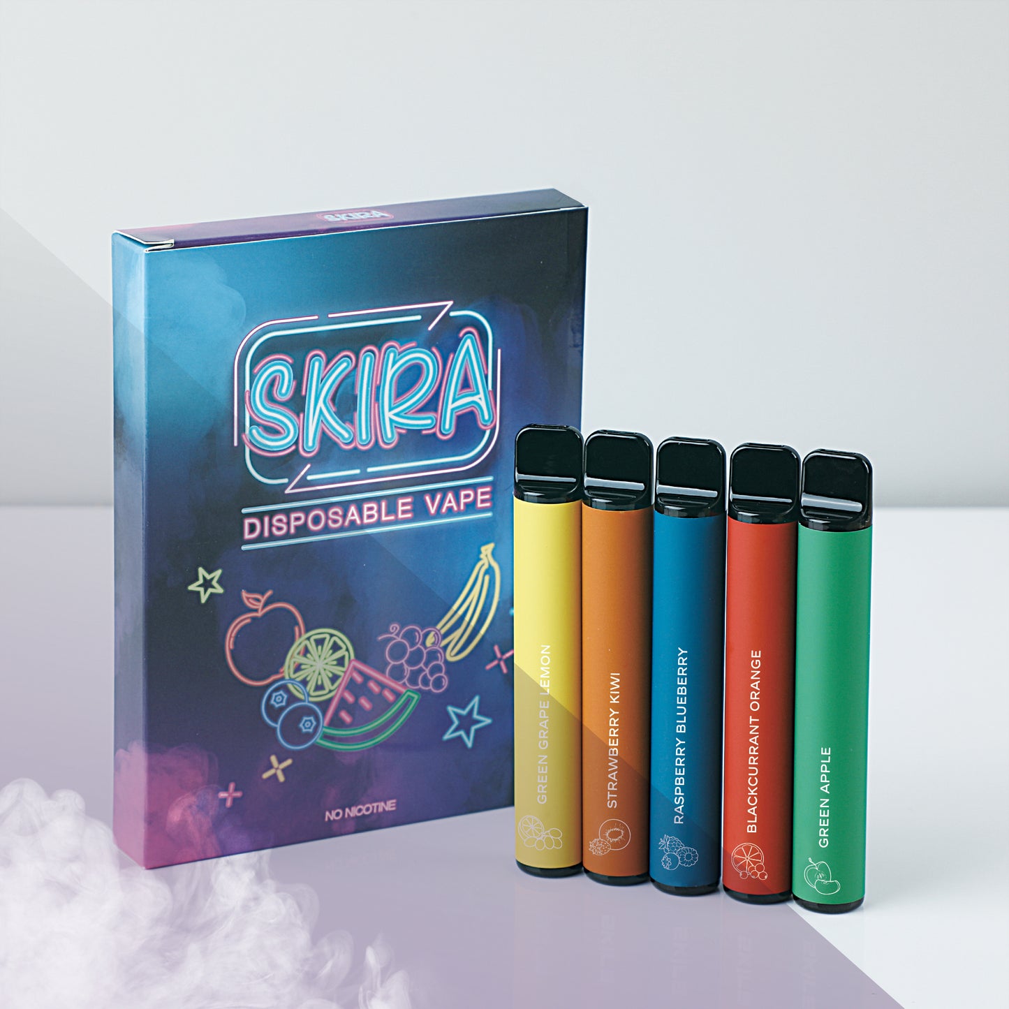 SKIRA EO5 0% Zero Nicotine Disposable -  5 Pack