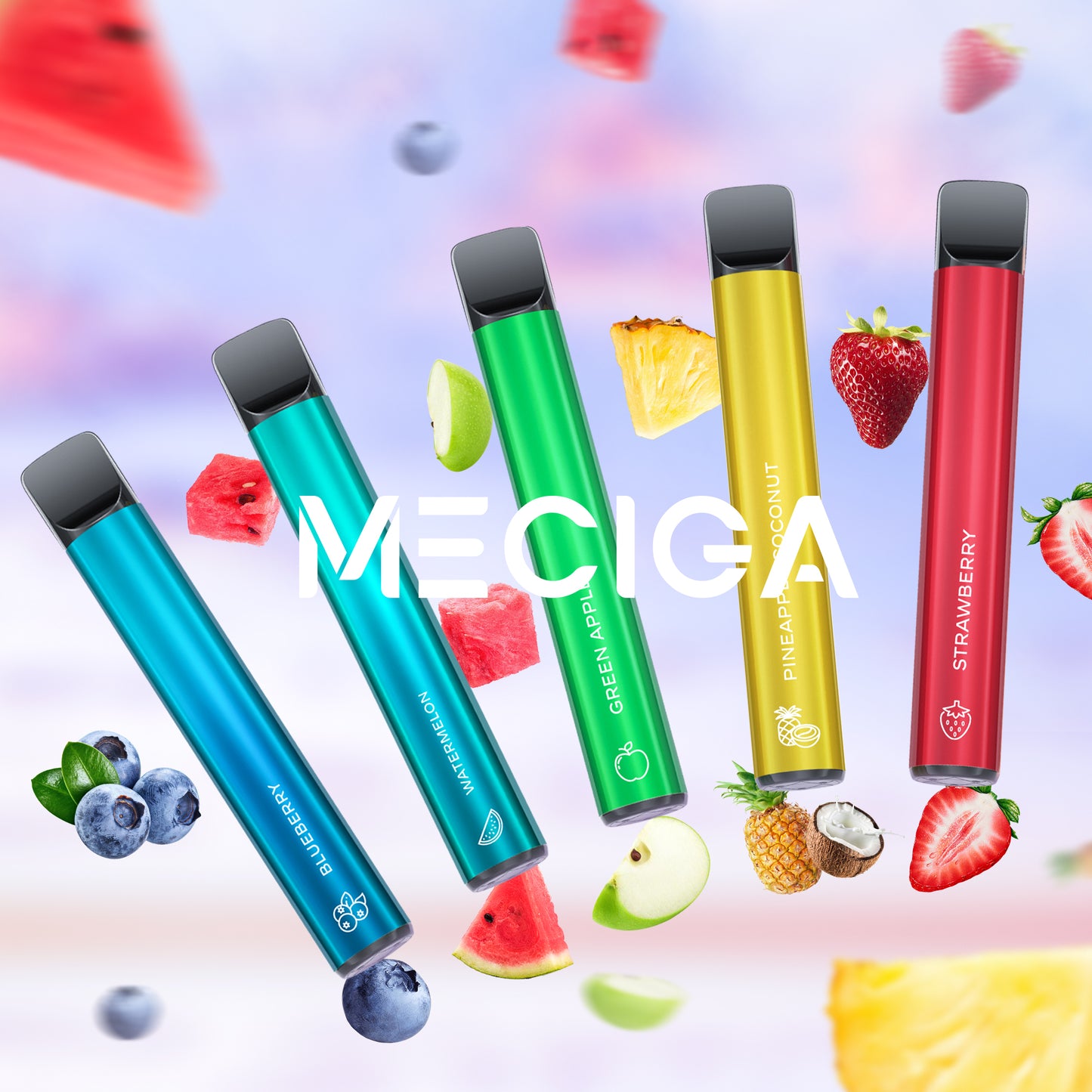 MECIGA EO1 0% Zero Nicotine Disposable -  5 Pack