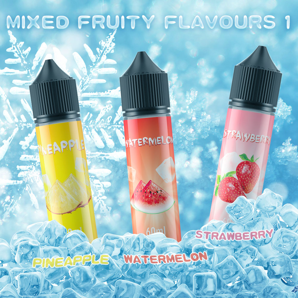 MECIGA E Liquid Collection 5 x 60ml No Nicotine 70/30