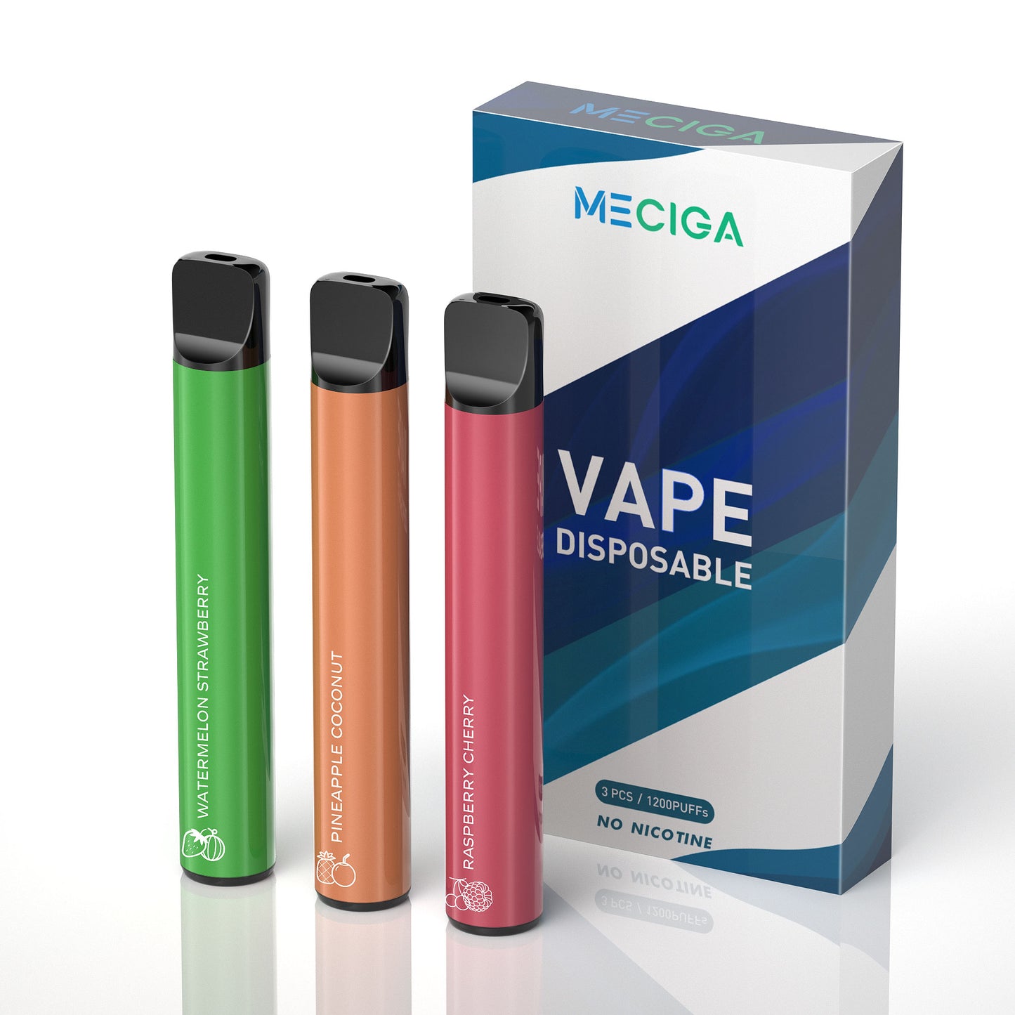 MECIGA EO1 0% Zero Nicotine Disposable - 3 Pack